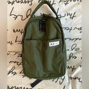 Armani Exchange nylon backpack.